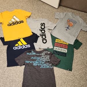 Adidas Kids' Graphic Tees in Yellow, Gray, and More